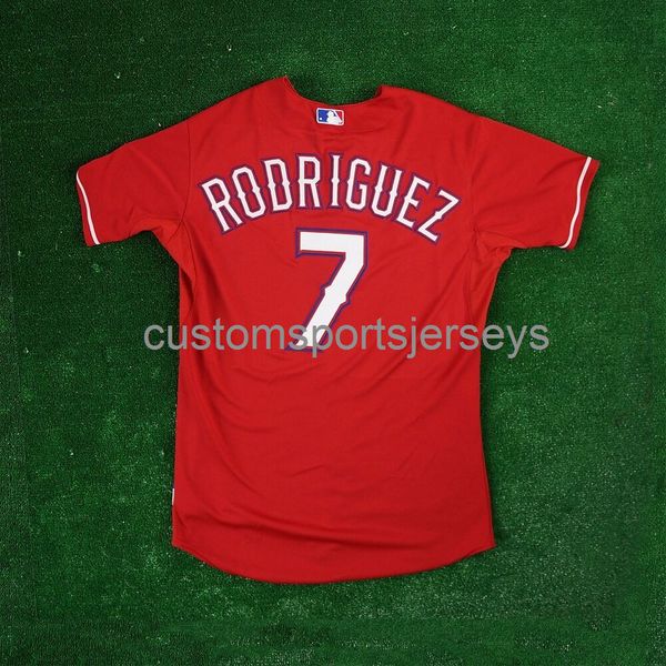 

men women youth embroidery ivan rodriguez red cool base jersey all sizes, Black