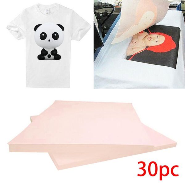 

other arts and crafts diy t shirt heat transfer paper 30pcs t-shirt printing on thermal light fabric process press