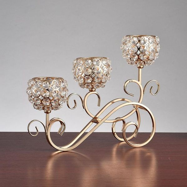 

crystal modern candle holder metal candelabra deskcenterpiece ornaments holders