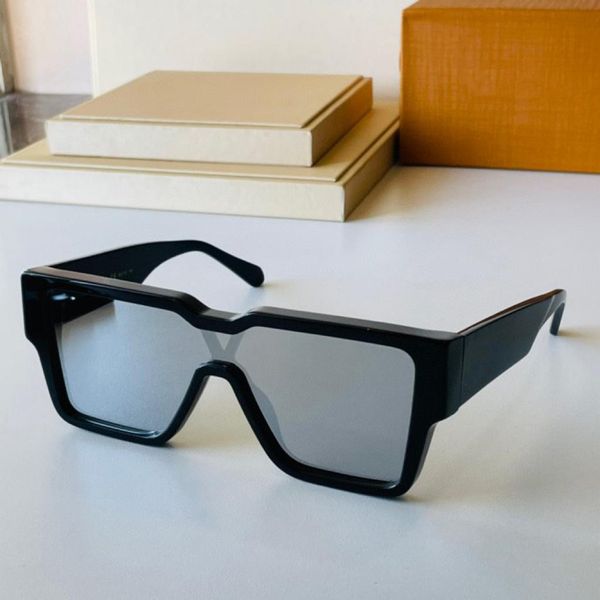 

sunglasses for women and men summer 1593 style anti-ultraviolet retro shield lens plate square one-piece full frame fashion eyeglasses rando, White;black