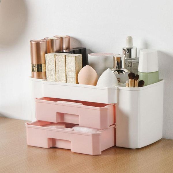 

bathroom storage & organization 050 multifunctional cosmetic receipt box deskdrawer type household jewelry dresser skin care lipstick 24