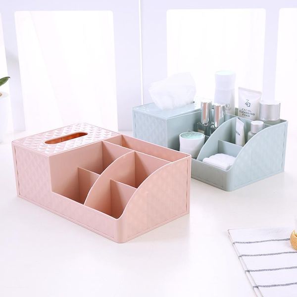 

storage boxes & bins yinuo simple household plastic makeup office desk sitting room bedroom tissue box sundry desktop
