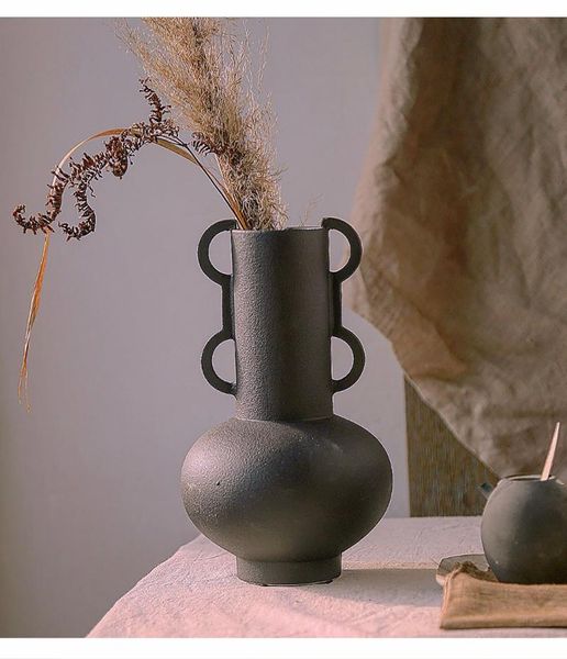 

vases simple ground arenaceous ceramic flower arrangement living room table tv ark big vase adornment places articles