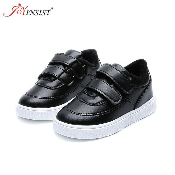 

sneakers kids boys shoes girls trainers children leather school casual shoe flexible sole fashion kid sports, Black;red