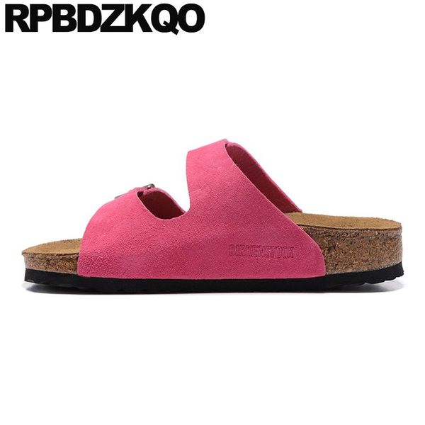 

sandals large size men leather summer shoes slides casual open toe waterproof slippers native flat outdoor 45 2021 water luxury, Black