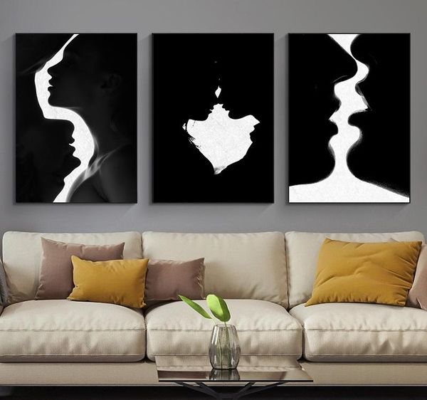 

paintings figure black white wall art canvas painting nordic posters and prints pictures for living home decoration frameless