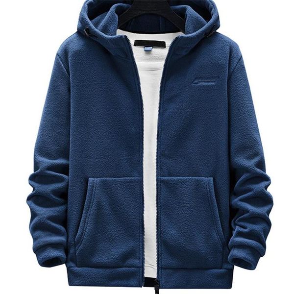 

men's jackets mens hiking double-faced fleece casual jacket hoodies sweatshirt sports men outwear, Black;brown
