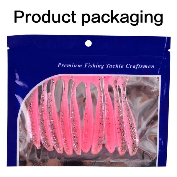 10 pçs / bolsa de pesca macia iscas Bait Wobblers Carpt Lure iscas artificiais de silicone bens para enfarecimento de pesca