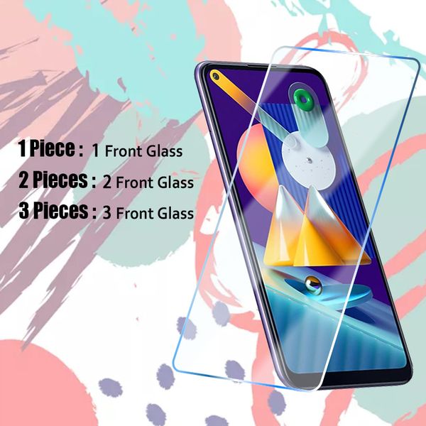 Handy-Displayschutzfolie, kratzfeste Folie auf Galaxy M51 M31 M21S M11 M01S Core Tough Glass für Samsung A51 A71 A50 A70 M30S