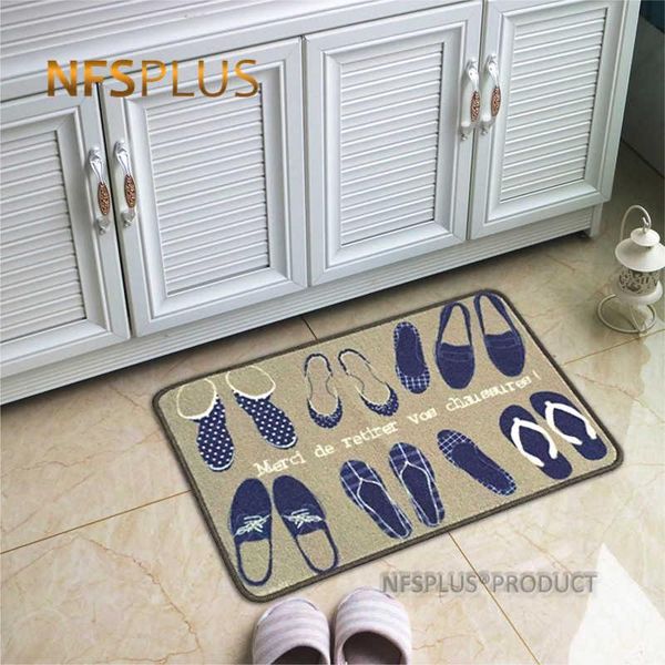 

cushion/decorative pillow decorative door mat carpet hallway entrance doormat 40x60cm polyester shoes clean latex non slip floor home outdoo