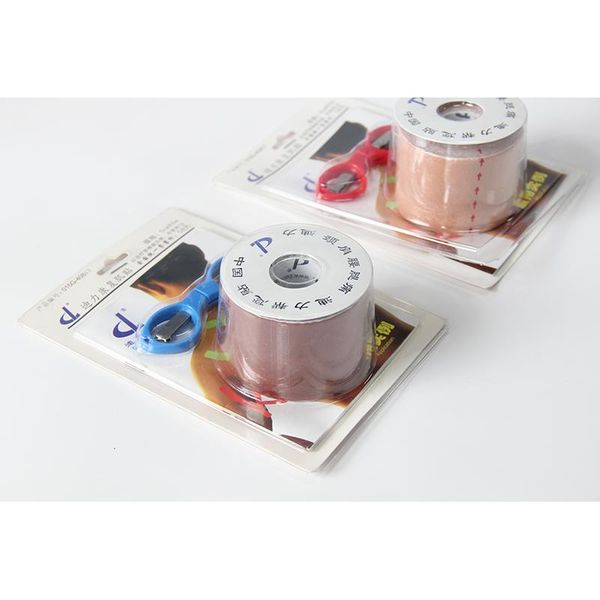 

elbow & knee pads dl rayon kintape (synthetic ) sports safety protection a blister with 38 applications guide scissors, roll of 5cm x 5m, Black;gray