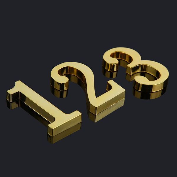 

other door hardware height plated metal laser cut numbers address number