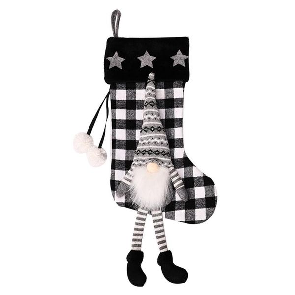 

christmas decorations tomte gnomes stockings plaid swedish santa xmas sock hanging fireplace 2021