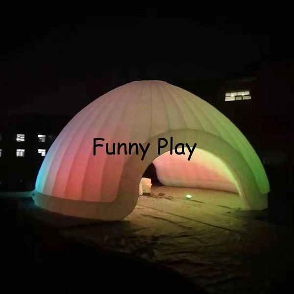 

giant portable inflatable bar tent with led dome color changing events for party event tents and shelters