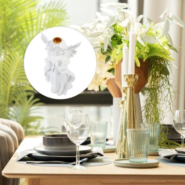 

candle holders decorative base angel shaped candlestick creative artware