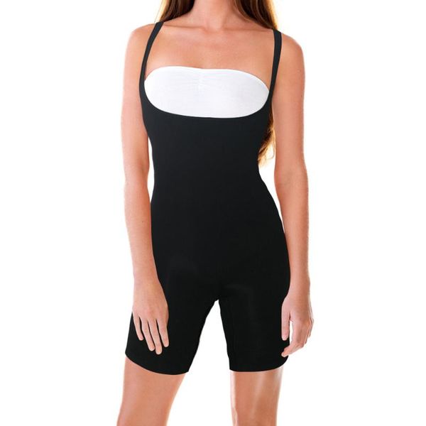 

women's shapers women bodysuit shapewear leggings seamless outfits jumpsuits mid thigh thong body shaper shorts firm control, Black;white