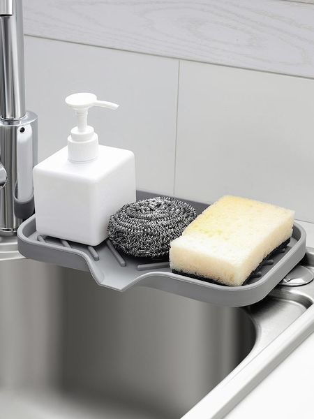 

soap dishes creative toilet bathroom drain box rack non perforated silicone tray storage