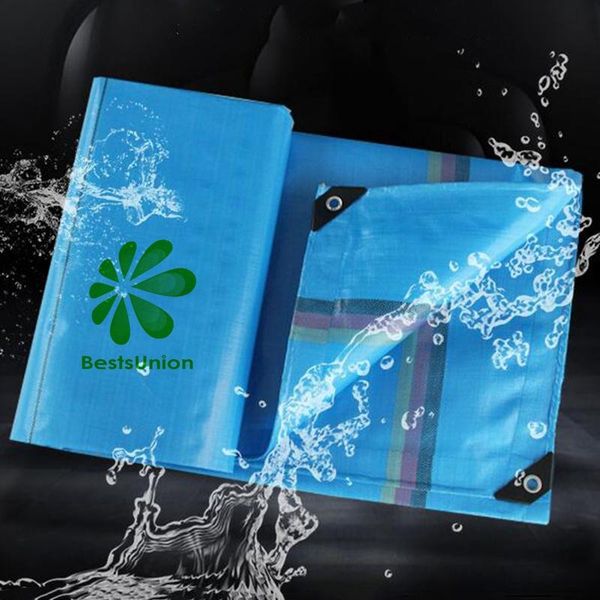 

shade blue pe plastic waterproof tarpaulin greenhouse flower plant thicken rainproof cloth boat car truck canopy cover