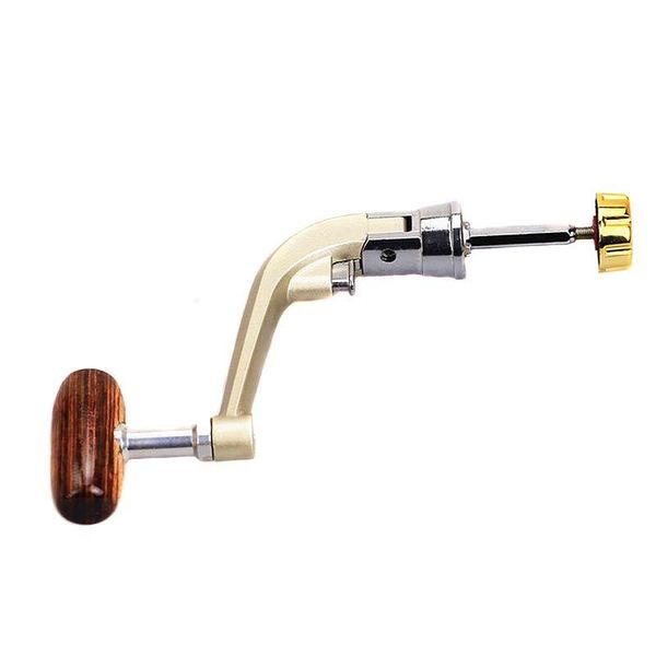 

baitcasting reels fishing reel handle spinning fold rocker arm wooden crank accessories lt88