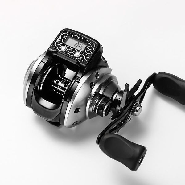 

baitcasting reels reel with digital display left/right hand low profile line counter pesca fishing