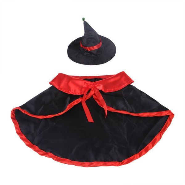

cat costumes 2pcs funny halloween pet costume set vampire cloak with hat puppy party cosplay kitten dress up