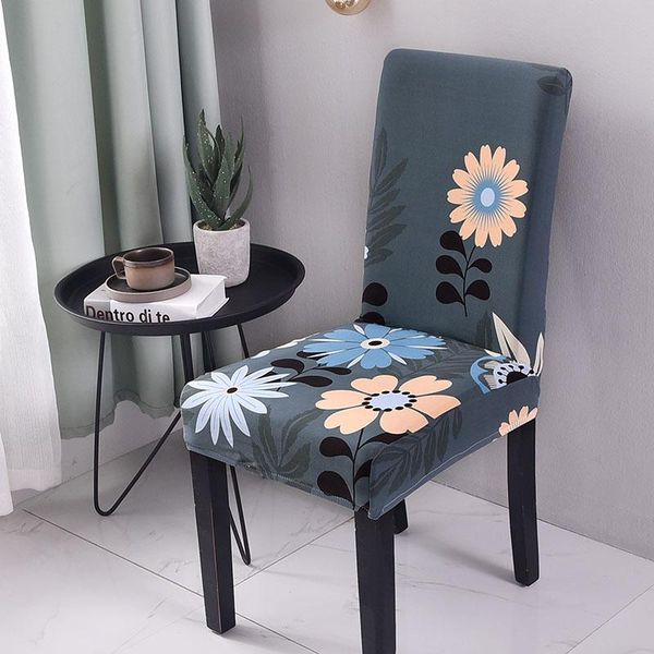

24style classic black plaid chair covers spandex slipcover removable anti-dirty kitchen seat dining office el cover
