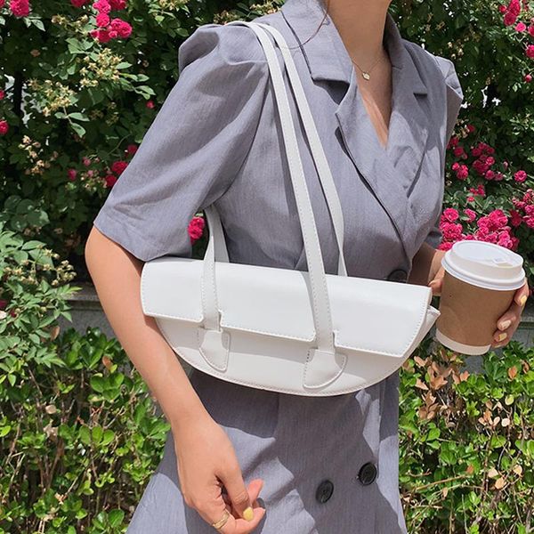 

shoulder bags luxury pu leather bag 2021 fashion handbag underarm with saddle