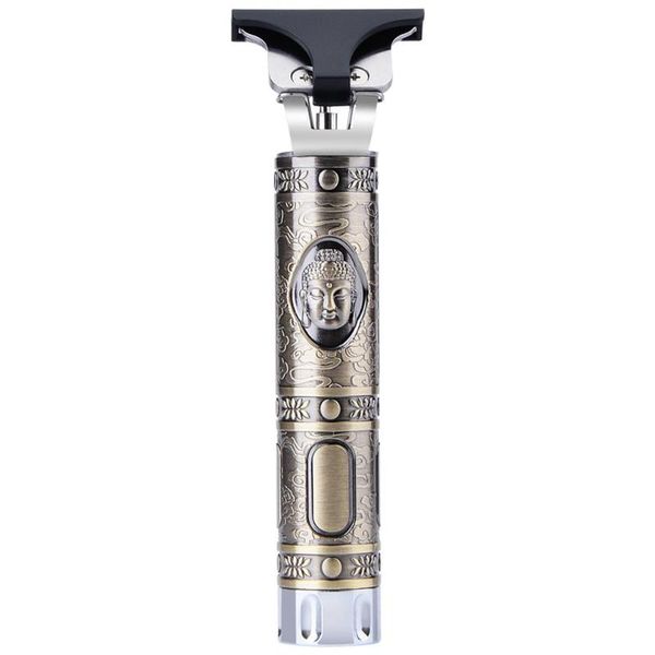 

hair clippers buddha head electric clipper usb external charging engraving oil