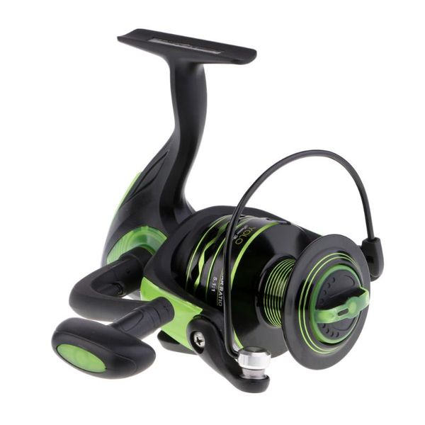 

metal 7bb spinning reel, 5.1:1 high speed smooth glow in night fishing reel plastic handle for sea lake baitcasting reels