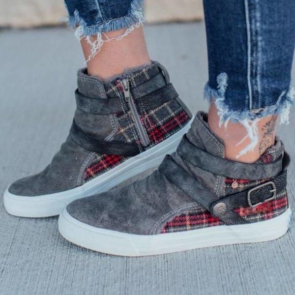 

boots women ankle flats canvas fabric shoes woman autumn warm matin plus size shoe chaussures femme zapatos mujer sapato d2214, Black