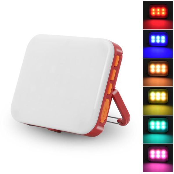 

andoer ly-01 rgb led fill light pography video multi-functional superbright 3200k-6500k built-in battery for vlogging flash heads