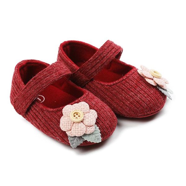 

kids baby girl soft sole crib shoes flower cotton prewalker born first walker 11 walkers