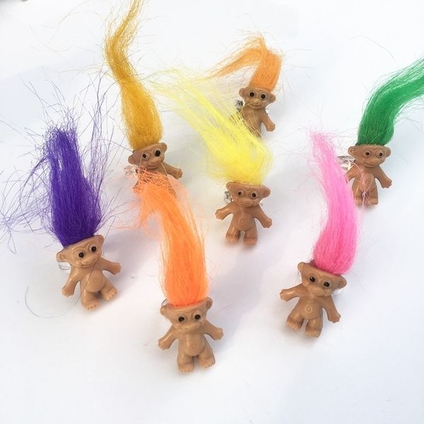 

2515harajuku style adjustable ring personality nostalgic ugly cute doll earth cool bouncing di boasting tide