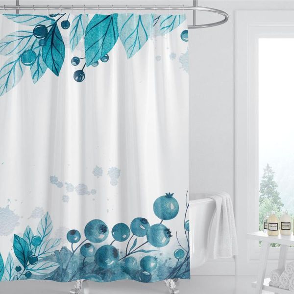 

shower curtains flower printing curtain partition waterproof and mildew-proof shading bathroom