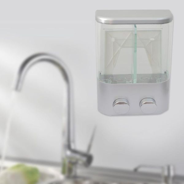 

liquid soap dispenser hand pressing el shower double head bathroom kitchen large capacity manual home wall mounted