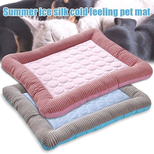 

high pet self cooling mat viscose non sticking breathable blanket pad cushion for dogs cats lg66 kennels & pens