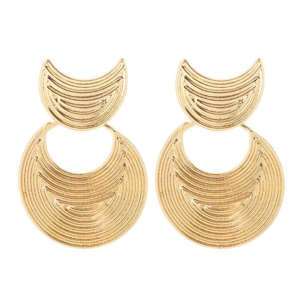 

dangle & chandelier geometric double circle hoop earrings simple 8 infinity knot bar tassel drop for women fashion jewelry, Silver
