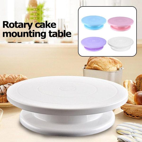 

baking tool kitchen gadgets turntable cake table stand anti-skid rotating decorating plate round pan y4r5 & pastry tools