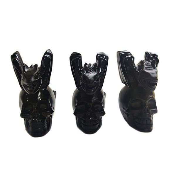 

decorative objects & figurines natural holy home decoration quartz crystal hand carving dragon skulls for gifts zjl