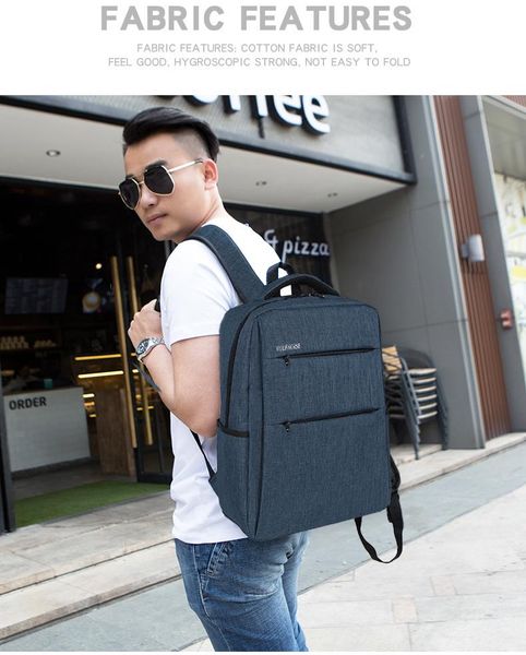 

backpack j4994 - leisure multi-function trend solid color large capacity