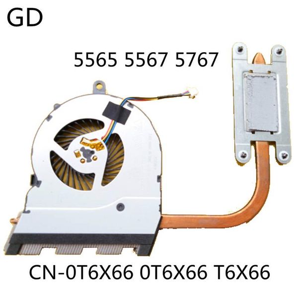 

fans & coolings gd original for 5565 5567 5767 lapcpu cooling heatsink fan cn-0t6x66 0t6x66 t6x66 full tested fast