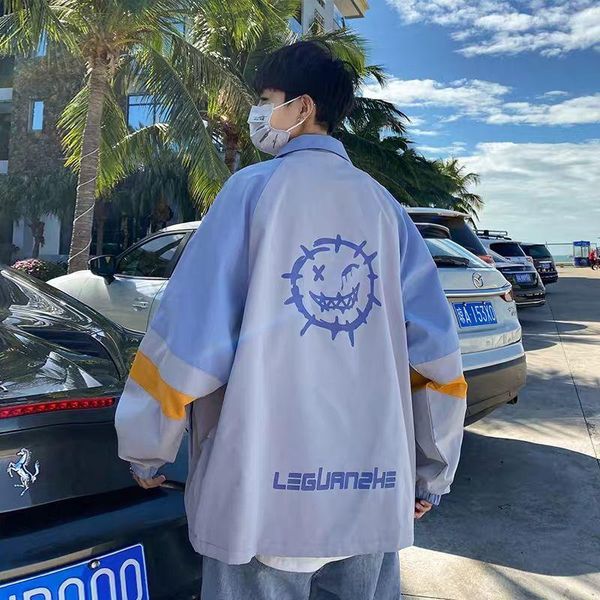 

men's hoodies & sweatshirts autumn sun print hoodie sweatshirt funny harajuku jacket loose pullover thin cute hooded streetwear cool c, Black