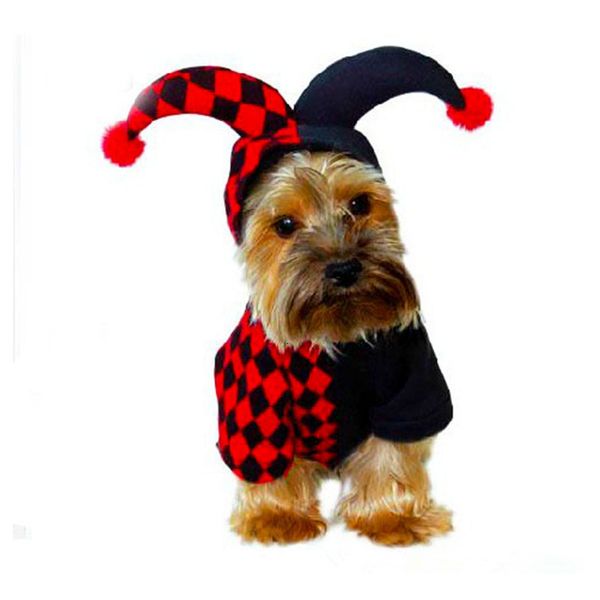 

dog apparel pet clothes halloween clown costume cat teddy autumn winter