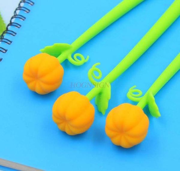 

gel pens pumpkin silicone pen 1 pcs cartoon creative halloween swing signature