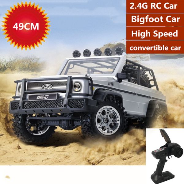 

high simulation convertible car 2.4g 110 4wd remote control car high speed rc racing car toy off-road buggy rock crawel toy