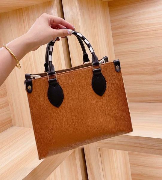 

2021 ladies handbag luxury designer handbags classic bags totes floral brown original dust bag wallets large shopping shoulder drawstring 00