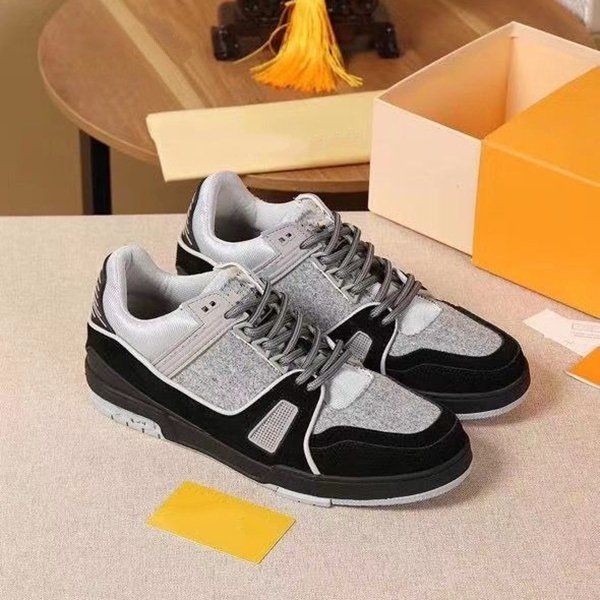 

2021designers mens luxuriestrainers womens sneakers casual shoes chaussures luxe espadrilles scarpe firmate aishang mjhg003, Black