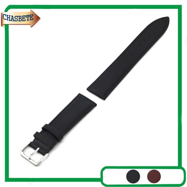 

watch bands leather band for ticwatch 1 2 42mm 46mm watchband 20mm 22mm men women belt wrist strap loop bracelet black brown + pin