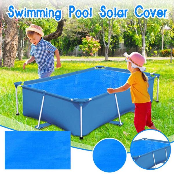 

pool & accessories swimming protection cover heat insulation film squar inflatable mat #4