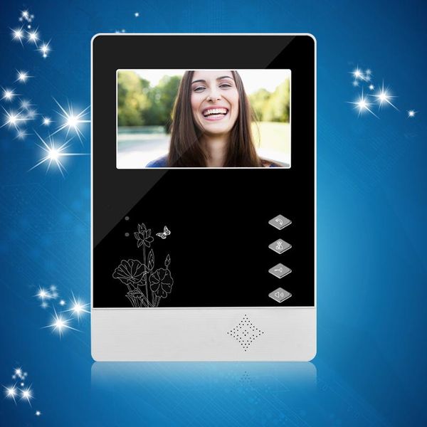 

4.3'' tft color video door phone indoor unit monitor screen doorbell without ir outdoor camera for intercom system phones